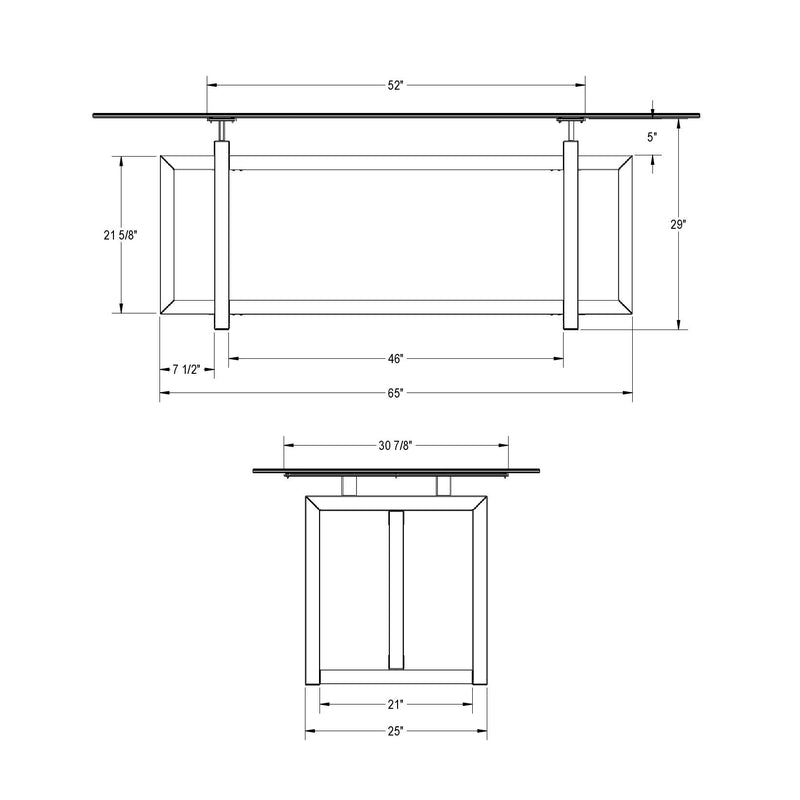 Ezra Table base - 51514