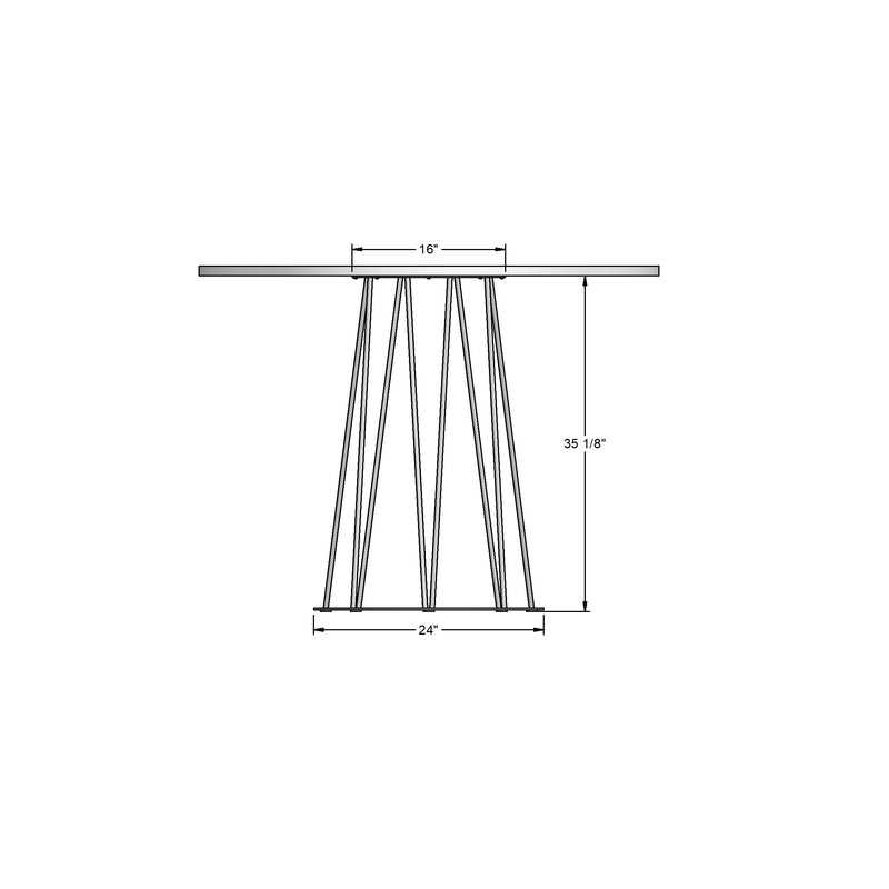 Calypso pub table base - 51520-36
