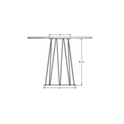 Calypso pub table base - 51522-36