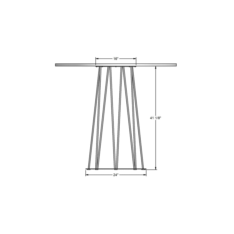 Calypso pub table base - 51520-42