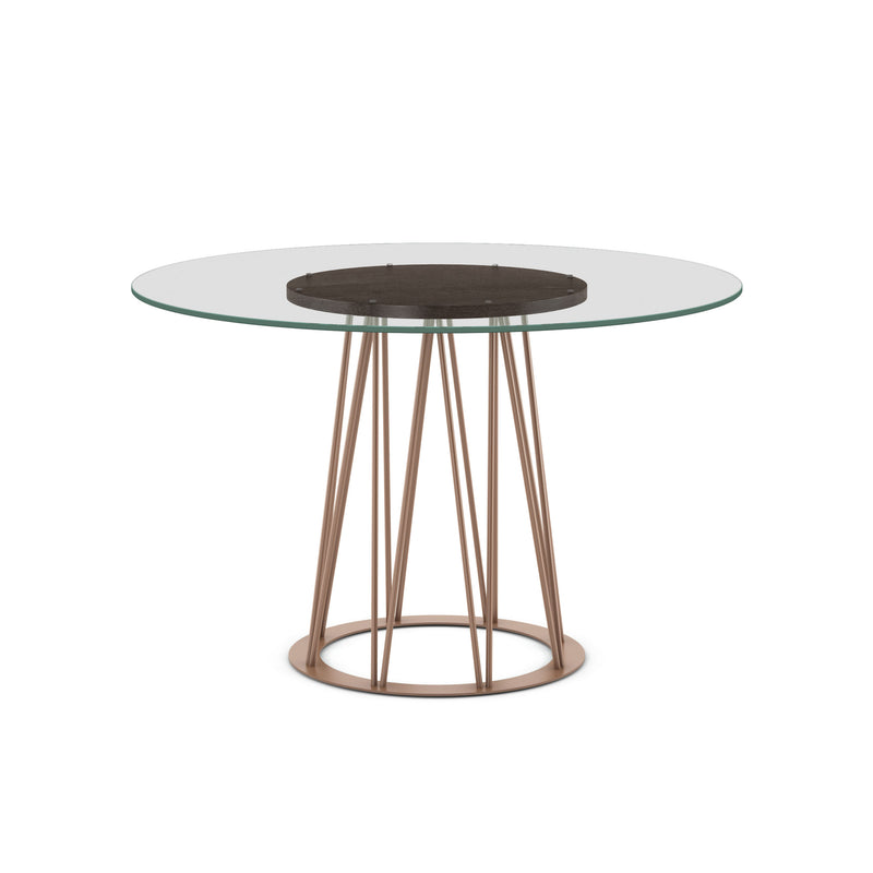 Calypso table base with wood veneer (birch) accent - 51526
