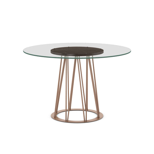 Calypso table base with wood veneer (birch) accent - 51526