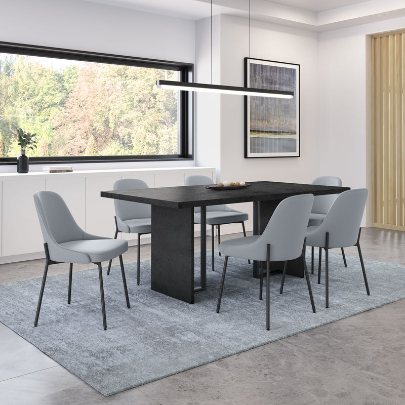 Zoel metal and Thermo Fused Laminate (TFL) table base - 51572