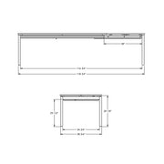 Zenith extendable table base - 52584