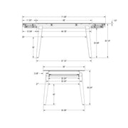 Amos extendable table base - 52910