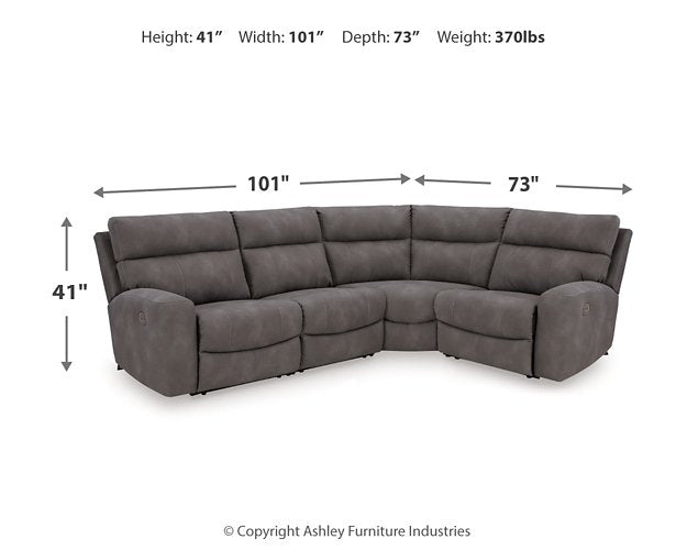Next-Gen DuraPella Power Reclining Sectional - Coastal Roots Furniture (Courtenay, BC)