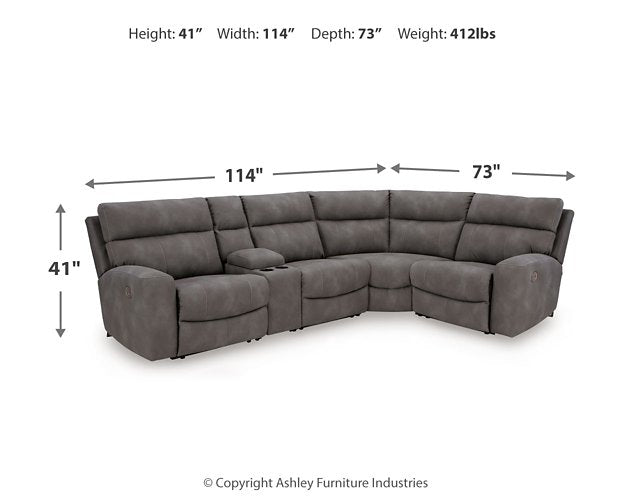 Next-Gen DuraPella Power Reclining Sectional - Coastal Roots Furniture (Courtenay, BC)