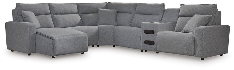ModMax II Reclining Sectional with Chaise and Audio Console - Coastal Roots Furniture (Courtenay, BC)