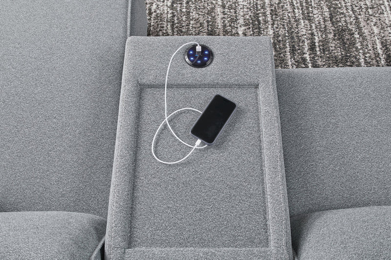 Modmax Power Reclining Sectional with Chaise - Coastal Roots Furniture (Courtenay, BC)