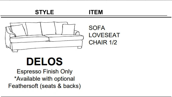 Stylus Sofas DELOS CHAIR 1/2