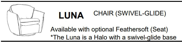Stylus Sofas LUNA CHAIR (SWIVEL-GLIDE)
