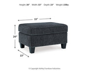 Abinger Ottoman - Coastal Roots Furniture (Courtenay, BC)