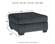 Altari Oversized Accent Ottoman - Coastal Roots Furniture (Courtenay, BC)