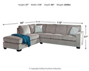 Altari Sleeper Sectional with Chaise - Coastal Roots Furniture (Courtenay, BC)