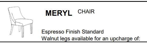 Stylus Sofas MERYL CHAIR