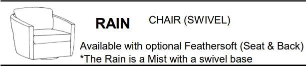Stylus Sofas RAIN CHAIR (SWIVEL)