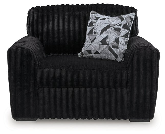Midnight-Madness Oversized Chair - Coastal Roots Furniture (Courtenay, BC)
