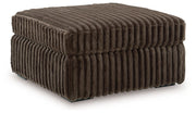 Midnight-Madness Oversized Accent Ottoman - Coastal Roots Furniture (Courtenay, BC)