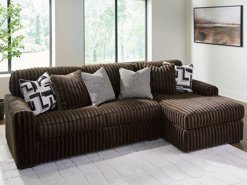 Midnight-Madness Sectional Sofa with Chaise - Coastal Roots Furniture (Courtenay, BC)
