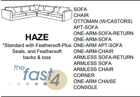 Stylus Sofas HAZE SOFA