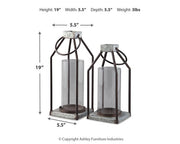 Diedrick Lantern (Set of 2) - Coastal Roots Furniture (Courtenay, BC)