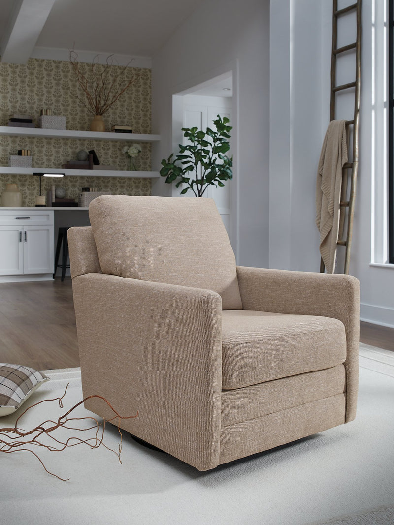 Freybourne Next-Gen Nuvella Swivel Accent Chair - Coastal Roots Furniture (Courtenay, BC)