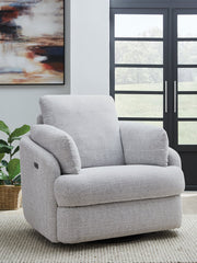 Alainmont Next-Gen Nuvella Swivel Power Recliner - Coastal Roots Furniture (Courtenay, BC)