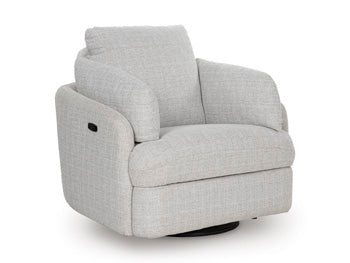 Alainmont Next-Gen Nuvella Swivel Power Recliner - Coastal Roots Furniture (Courtenay, BC)