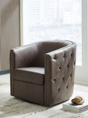 Brentlow Swivel Accent Chair - Coastal Roots Furniture (Courtenay, BC)
