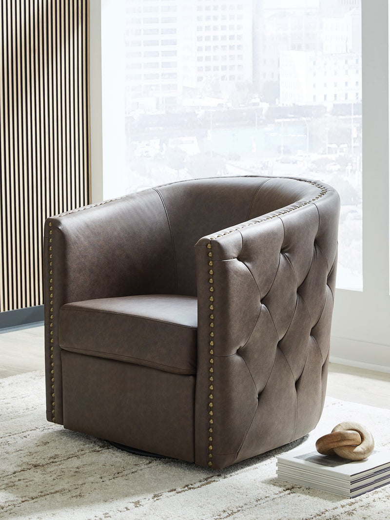 Brentlow Swivel Accent Chair - Coastal Roots Furniture (Courtenay, BC)