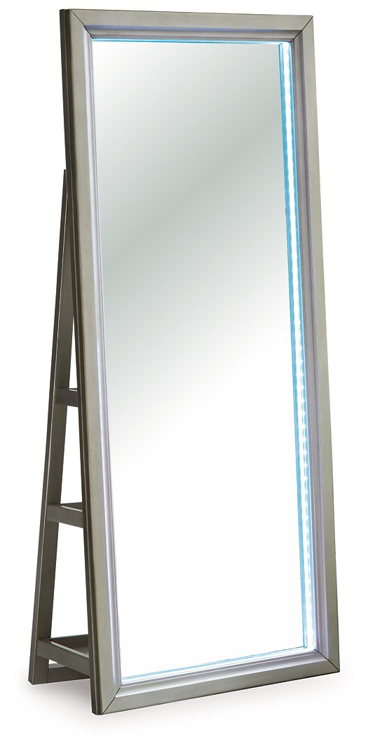 Evesen Floor Standing Mirror/Storage - Coastal Roots Furniture (Courtenay, BC)