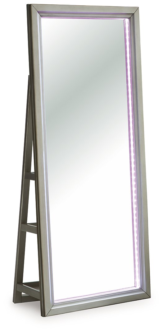 Evesen Floor Standing Mirror/Storage - Coastal Roots Furniture (Courtenay, BC)