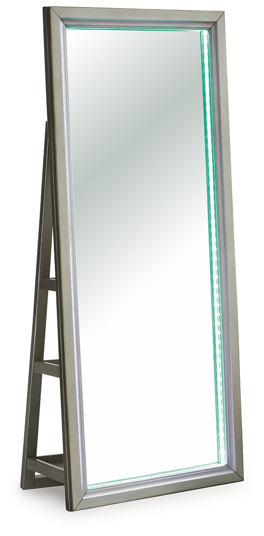Evesen Floor Standing Mirror/Storage - Coastal Roots Furniture (Courtenay, BC)