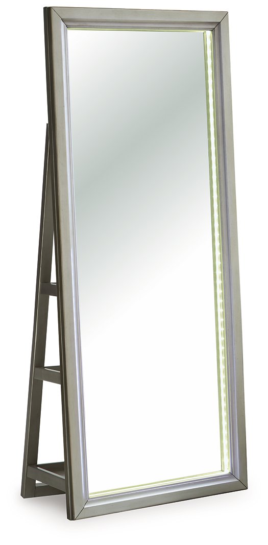 Evesen Floor Standing Mirror/Storage - Coastal Roots Furniture (Courtenay, BC)