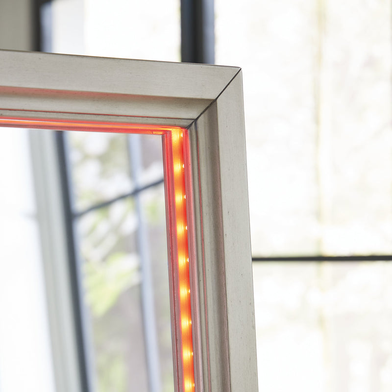 Evesen Floor Standing Mirror/Storage - Coastal Roots Furniture (Courtenay, BC)