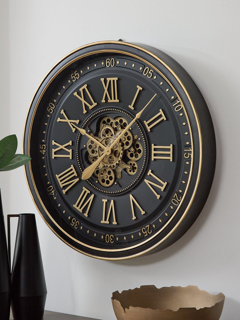 Dairton Wall Clock - Coastal Roots Furniture (Courtenay, BC)