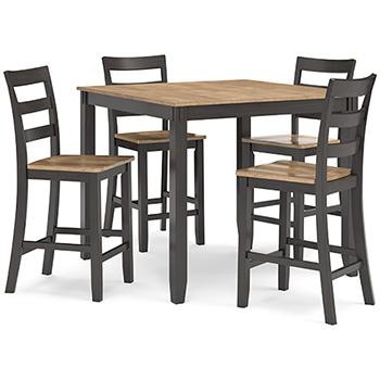 Gesthaven Counter Height Dining Table and 4 Barstools (Set of 5) - Coastal Roots Furniture (Courtenay, BC)