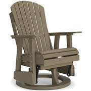 Hyland wave Outdoor Swivel Glider Chair - Coastal Roots Furniture (Courtenay, BC)