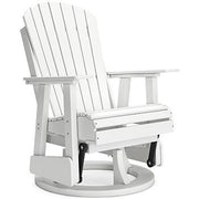 Hyland wave Outdoor Swivel Glider Chair - Coastal Roots Furniture (Courtenay, BC)