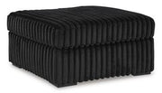 Midnight-Madness Oversized Accent Ottoman - Coastal Roots Furniture (Courtenay, BC)
