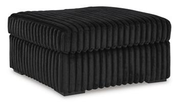 Midnight-Madness Oversized Accent Ottoman - Coastal Roots Furniture (Courtenay, BC)