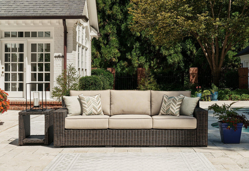 Coastline Bay Outdoor Sofa with Cushion - Coastal Roots Furniture (Courtenay, BC)
