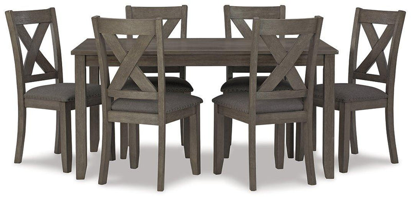 Caitbrook Dining Table and Chairs (Set of 7) - Coastal Roots Furniture (Courtenay, BC)