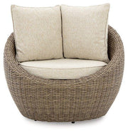 Danson Swivel Lounge with Cushion (Set of 2) - Coastal Roots Furniture (Courtenay, BC)