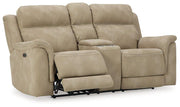 Next-Gen DuraPella Power Reclining Loveseat with Console - Coastal Roots Furniture (Courtenay, BC)