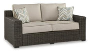 Coastline Bay Outdoor Loveseat with Cushion - Coastal Roots Furniture (Courtenay, BC)