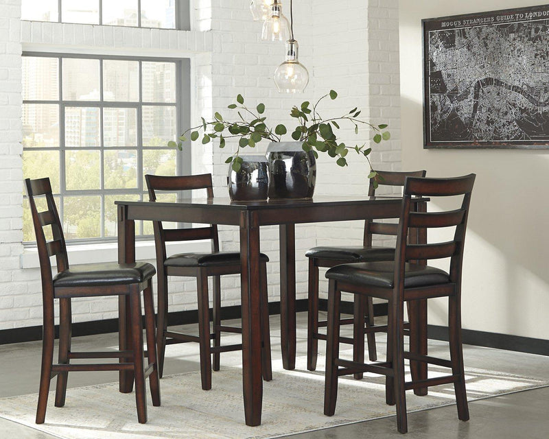 Coviar Counter Height Dining Table and Bar Stools (Set of 5) - Coastal Roots Furniture (Courtenay, BC)
