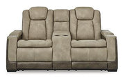 Next-Gen DuraPella Power Reclining Loveseat with Console - Coastal Roots Furniture (Courtenay, BC)