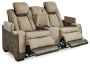 Next-Gen DuraPella Power Reclining Loveseat with Console - Coastal Roots Furniture (Courtenay, BC)