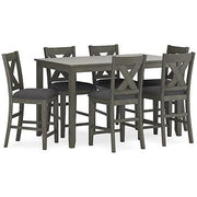 Caitbrook Counter Height Dining Table and Bar Stools (Set of 7) - Coastal Roots Furniture (Courtenay, BC)